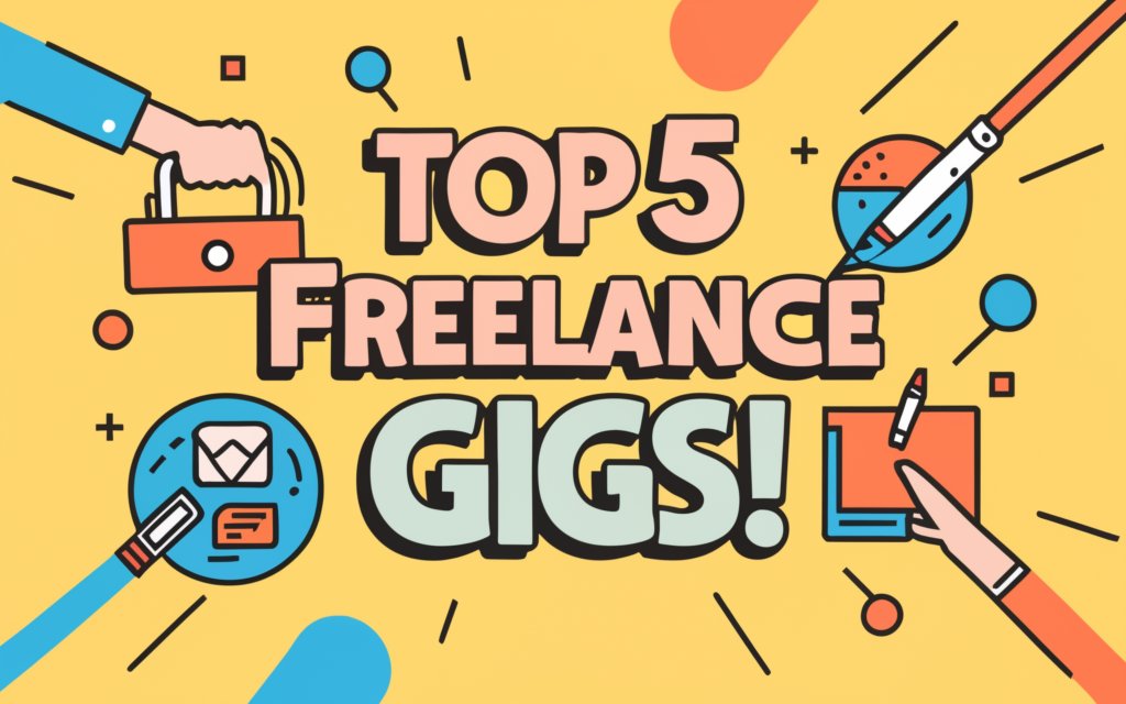 Top 5 Freelance Gigs to Start Earning Quickly